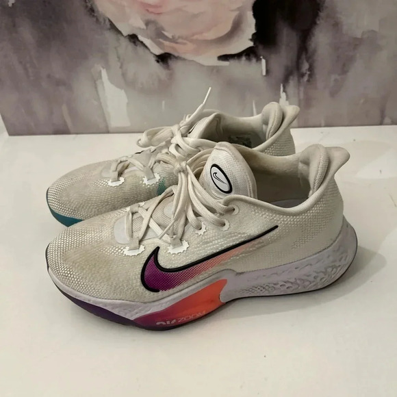 ! Size 8 - Nike Air Zoom BB NXT White Hyper Violet Crimson 2020 - Picture 5 of 7